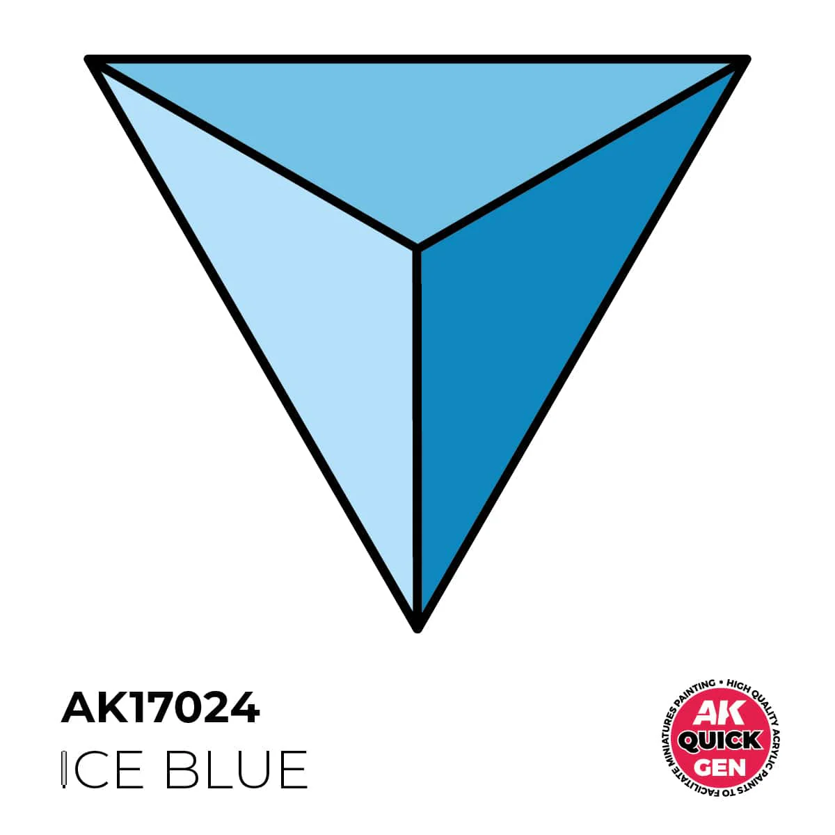 AK Interactive Quick Gen: Ice Blue - 18ml Acrylic Paint - Image 2