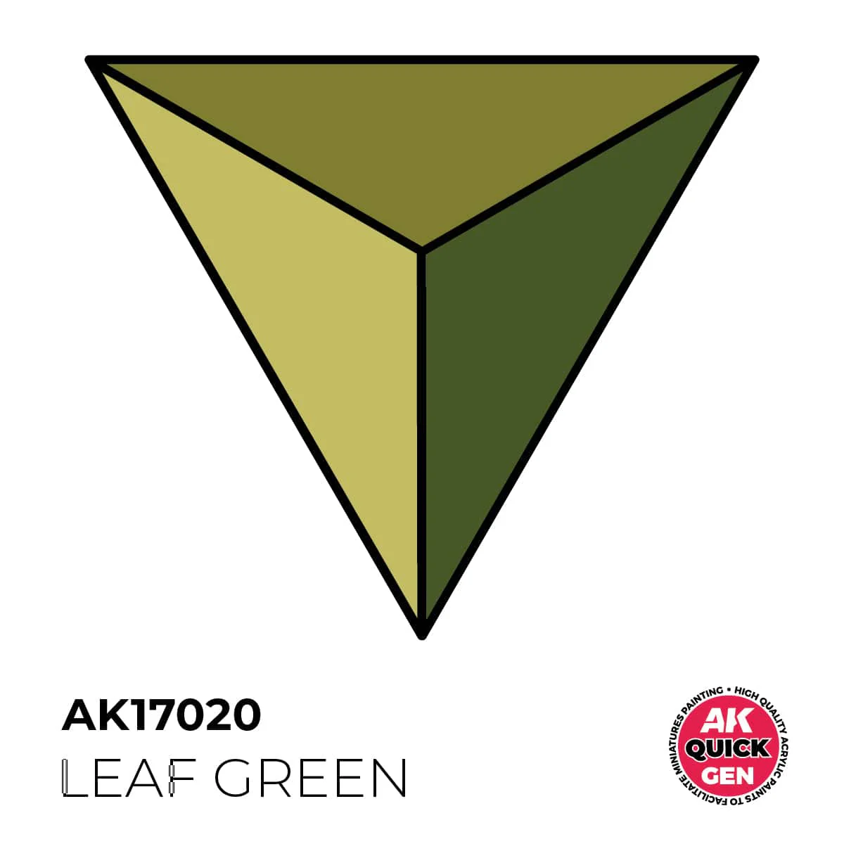 AK Interactive Quick Gen: Leaf Green - 18ml Acrylic Paint - Image 2