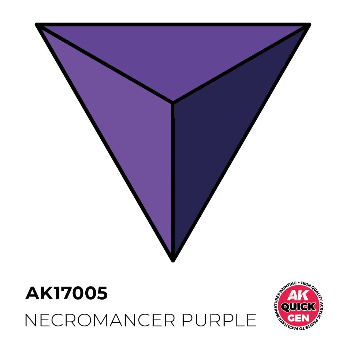 AK Interactive Quick Gen: Necromancer Purple - 18ml Acrylic Paint - Image 2