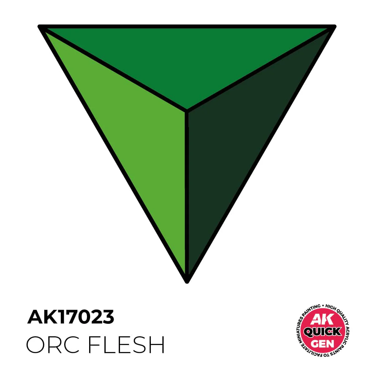 AK Interactive Quick Gen: Orc Flesh - 18ml Acrylic Paint - Image 2