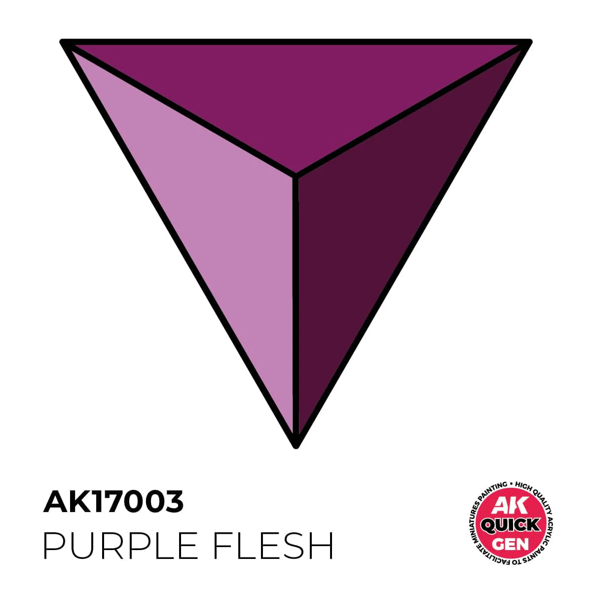 AK Interactive Quick Gen: Purple Flesh - 18ml Acrylic Paint - Image 2