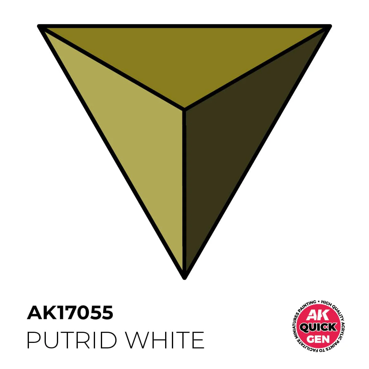 AK Interactive Quick Gen: Putrid White - 18ml Acrylic Paint - Image 2