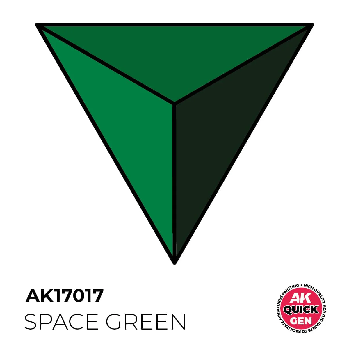 AK Interactive Quick Gen: Space Green - 18ml Acrylic Paint - Image 2