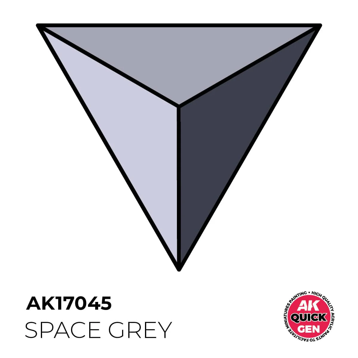 AK Interactive Quick Gen: Space Grey - 18ml Acrylic Paint - Image 2
