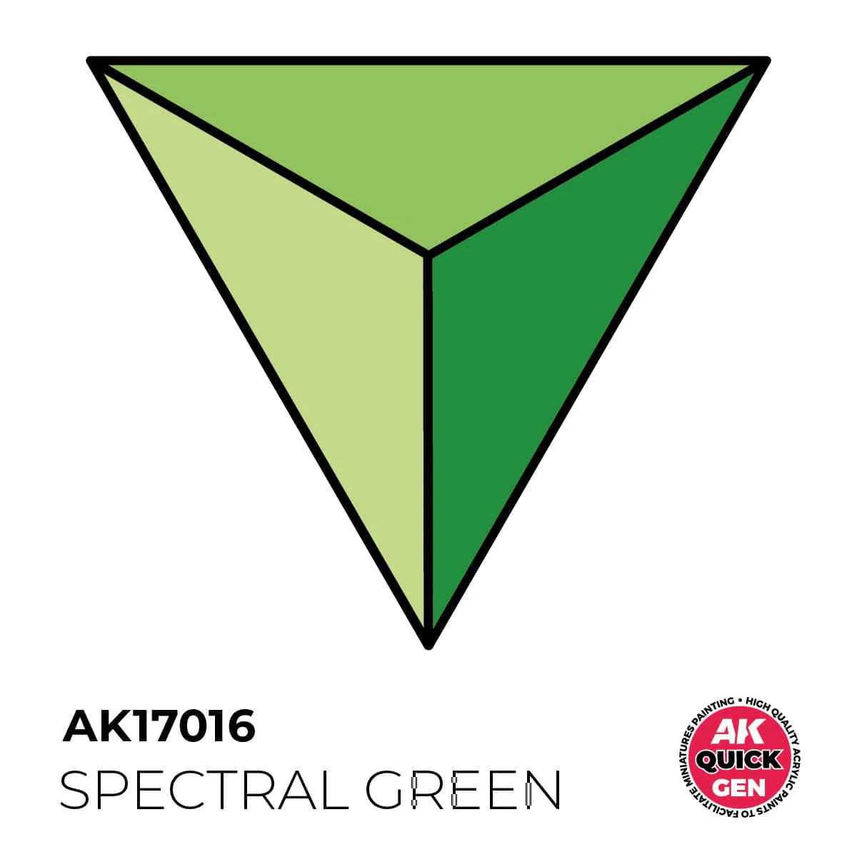 AK Interactive Quick Gen: Spectral Green - 18ml Acrylic Paint - Image 2