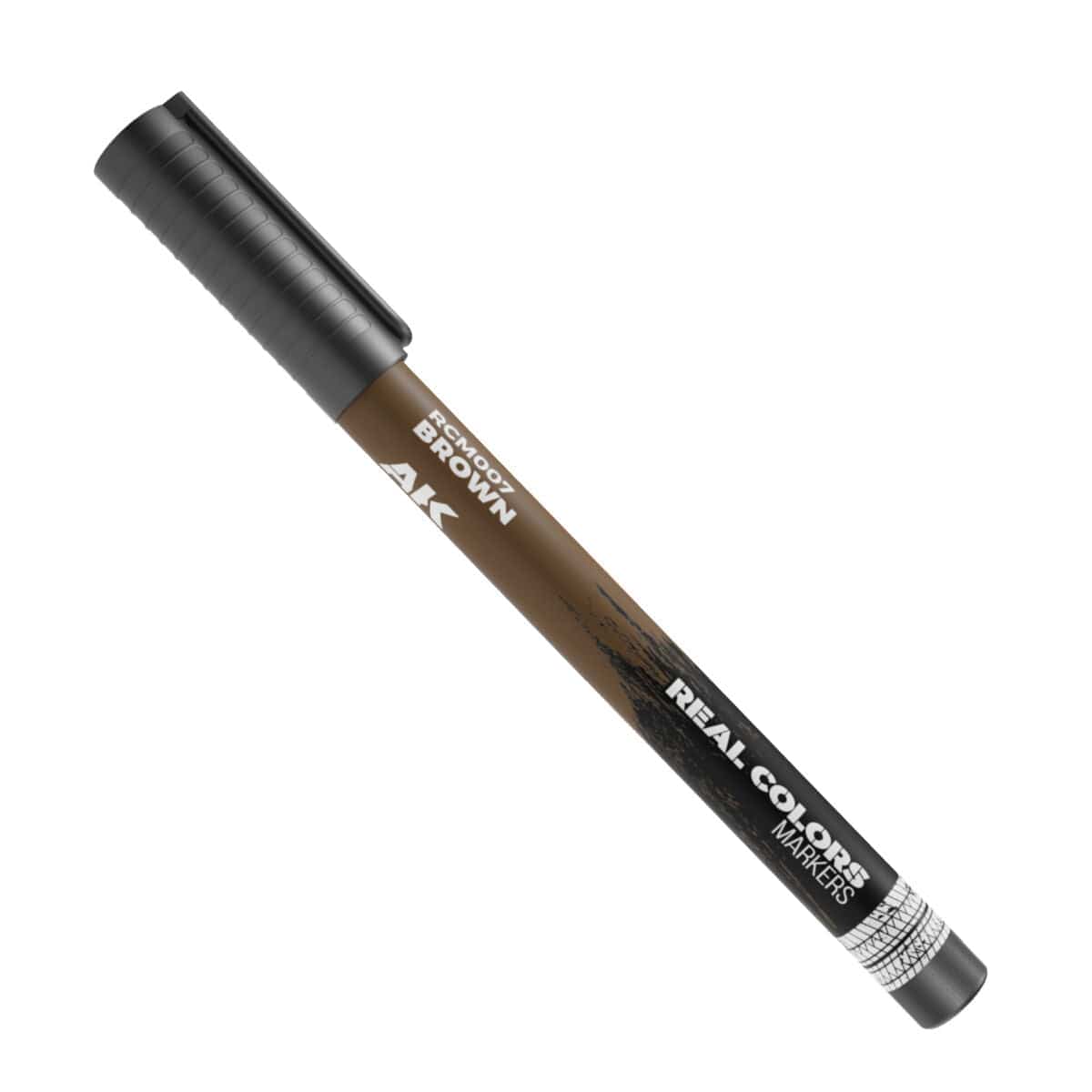 AK Interactive Real Colors Markers: Brown - Acrylic Paint Marker [AKRCM007]
