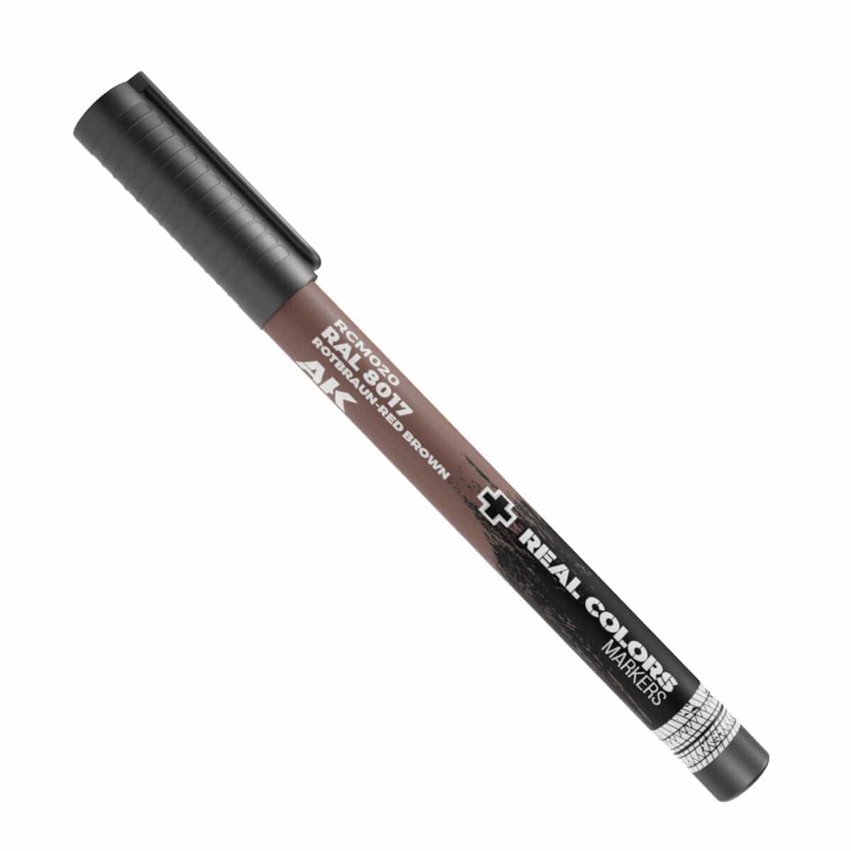 AK Interactive Real Colors Markers: RAL 8017 Rotbraun-Red Brown - Acrylic Paint Marker [AKRCM020]
