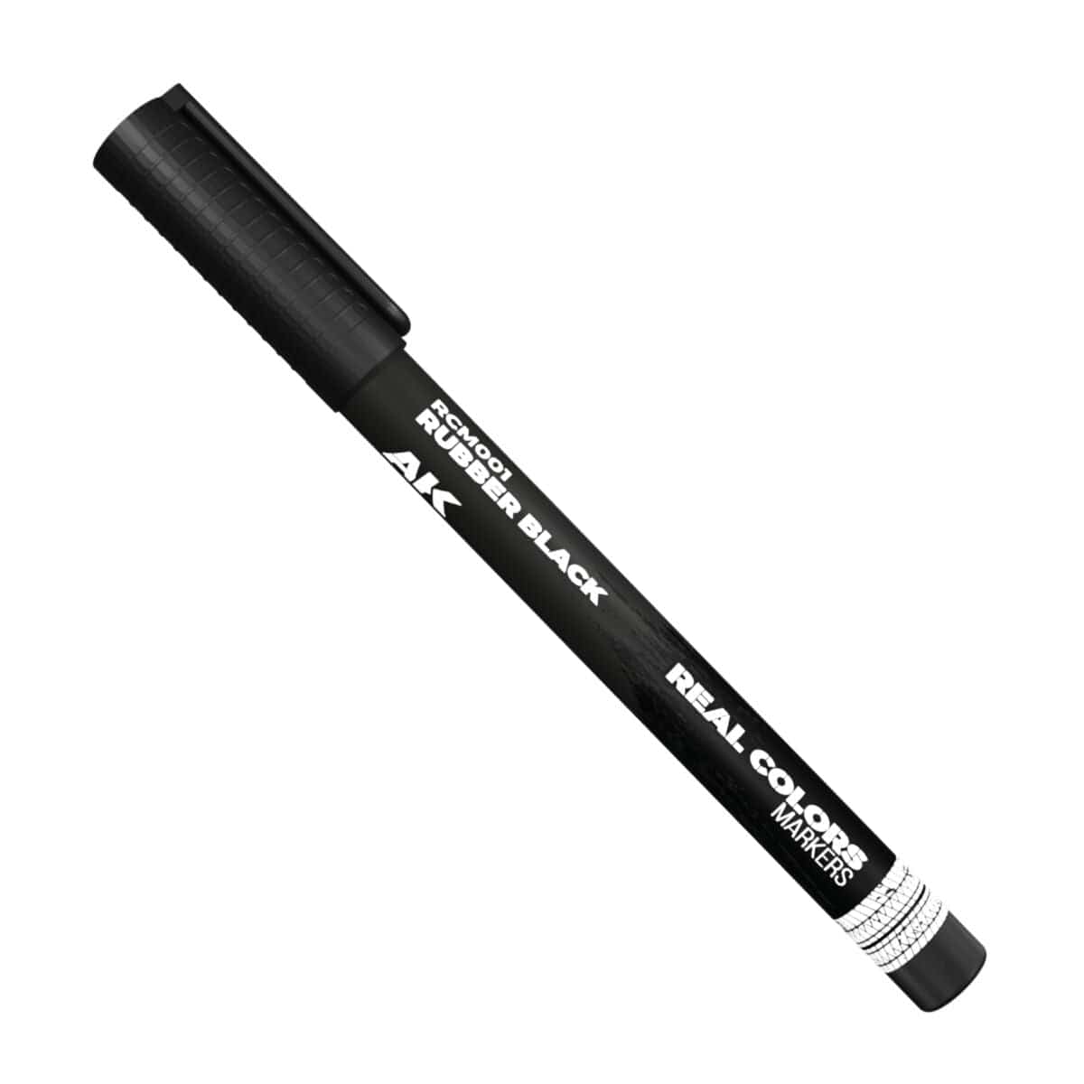 AK Interactive Real Colors Markers: Rubber Black - Acrylic Paint Marker [AKRCM001]