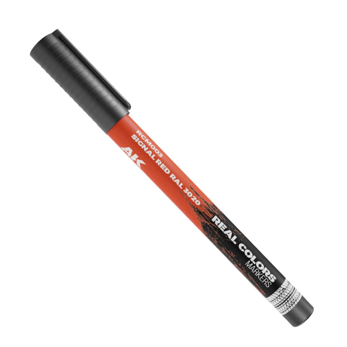 AK Interactive Real Colors Markers: Signal Red RAL 3020 - Acrylic Paint Marker [AKRCM003]