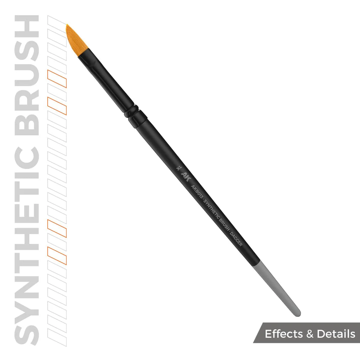 AK Interactive Synthetic Brush - Dagger XL - Image 2