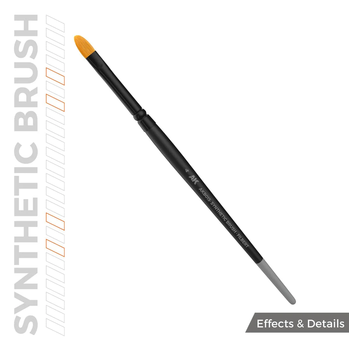 AK Interactive Synthetic Brush - Filbert 4 - Image 2