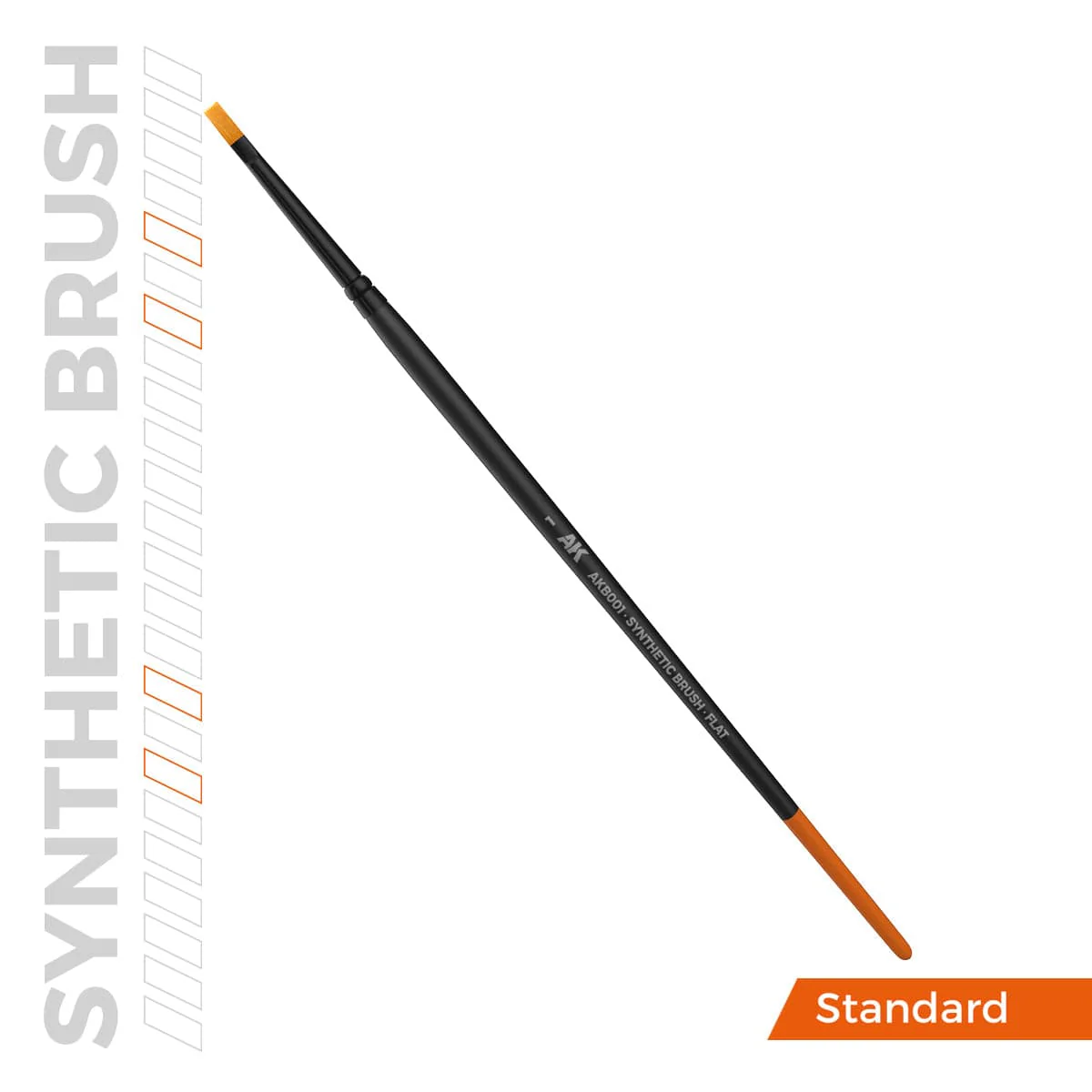 AK Interactive Synthetic Brush - Flat 1 - Image 2