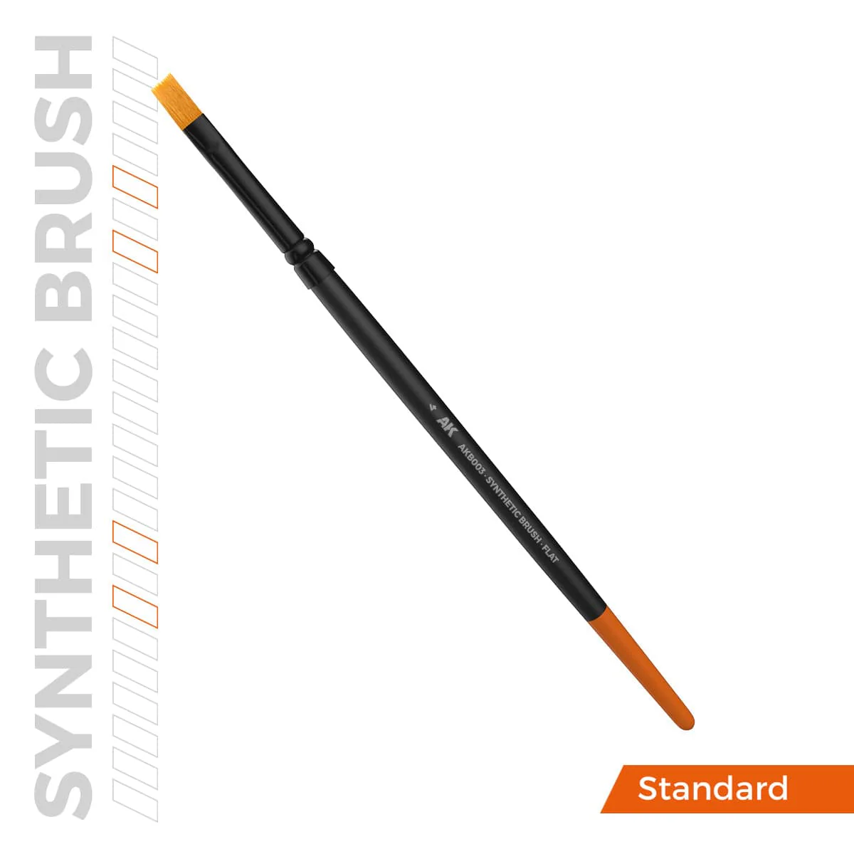 AK Interactive Synthetic Brush - Flat 4 - Image 2