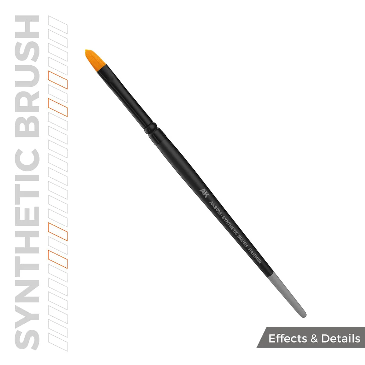 AK Interactive Synthetic Brush - Hammer - Image 2