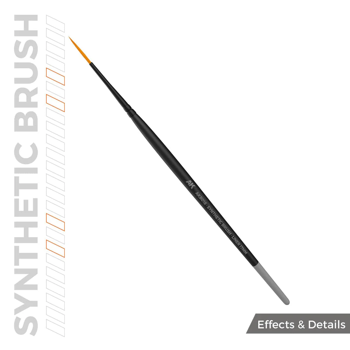 AK Interactive Synthetic Brush - Liner 17mm - Image 2