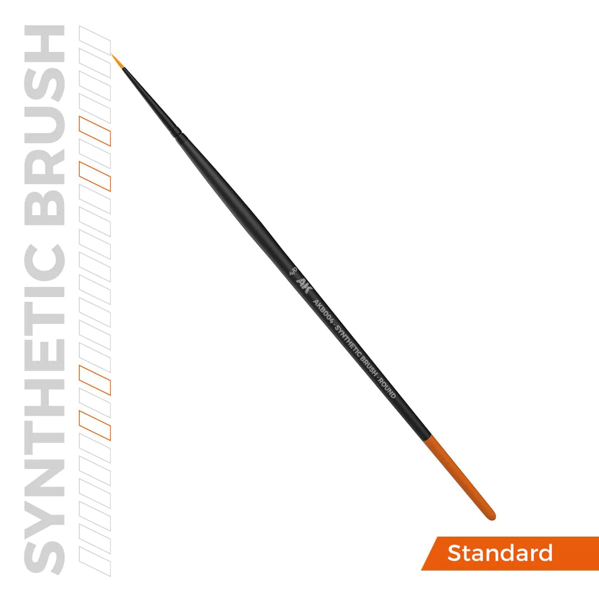 AK Interactive Synthetic Brush - Round 4/0 - Image 2