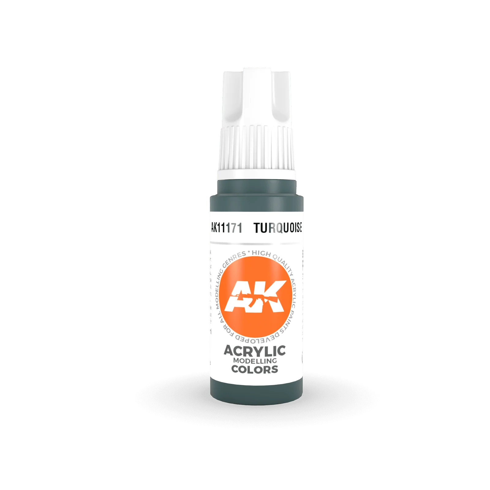AK Interactive Turquoise Acrylic Paint 17ml 3rd Generation [AK11171]
