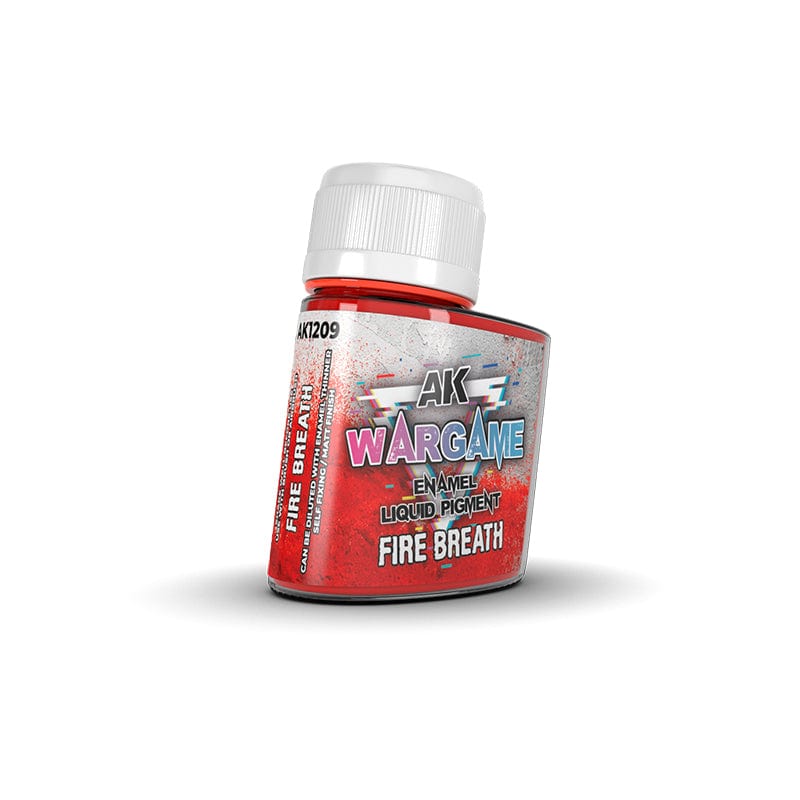 AK Interactive Wargame: Fire Breath Enamel Liquid Pigment 35ml