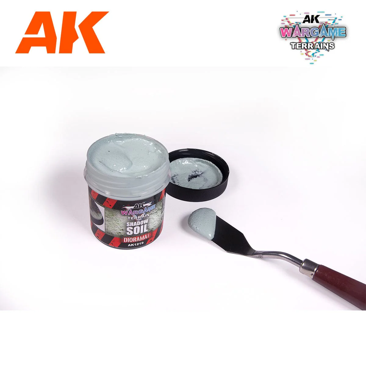 AK Interactive Wargame: Shadow Soil Terrain Paste 100ml - Image 2