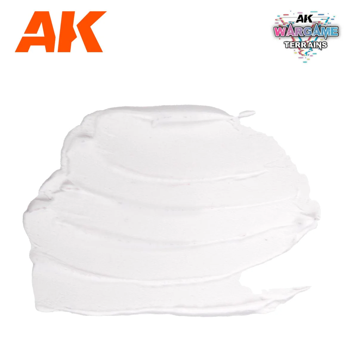 AK Interactive Wargame: Snow Terrain Paste 100ml - Image 3