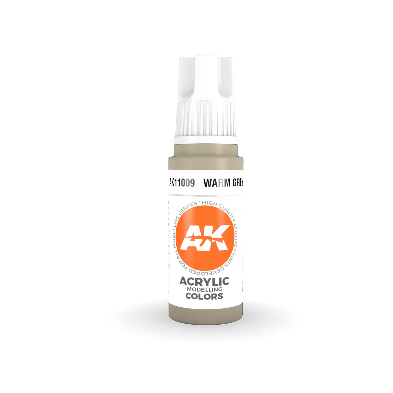 AK Interactive Warm Grey Acrylic Paint 17ml 3rd Generation [AK11009]