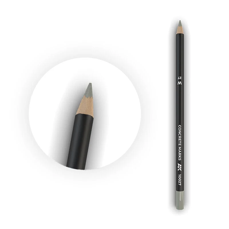 AK Interactive Weathering: Concrete Marks Watercolour Pencil [AK10027]