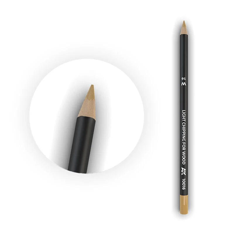 AK Interactive Weathering: Light Chipping For Wood Watercolour Pencil [AK10016]