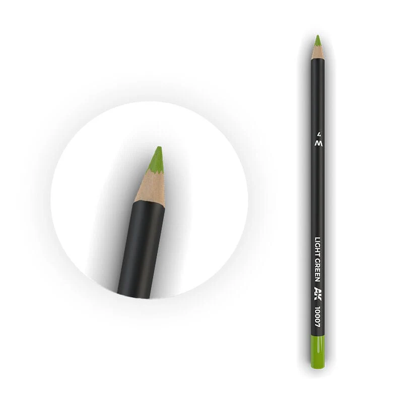 AK Interactive Weathering: Light Green Watercolour Pencil [AK10007]