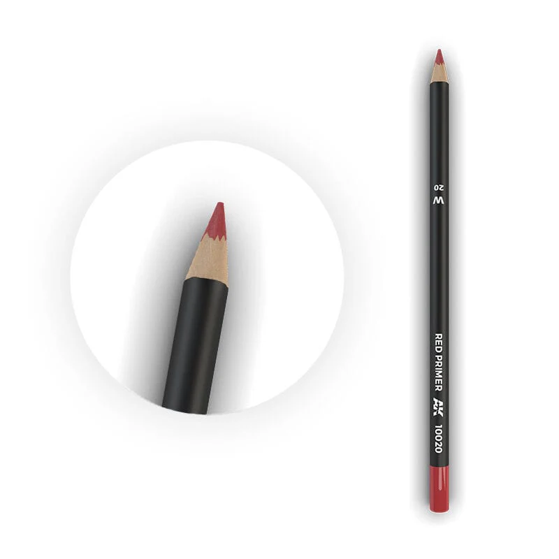 AK Interactive Weathering: Red Primer Watercolour Pencil [AK10020]