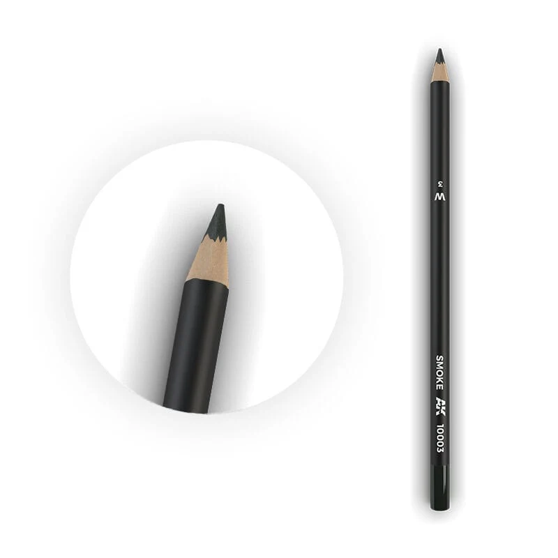 AK Interactive Weathering: Smoke Watercolour Pencil [AK10003]