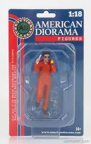 American Diorama 1/18 Paul - Mechanic Figure Orange Uniform Accessory