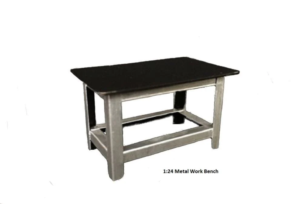 American Diorama 1/24 Metal Work Bench Accessory**