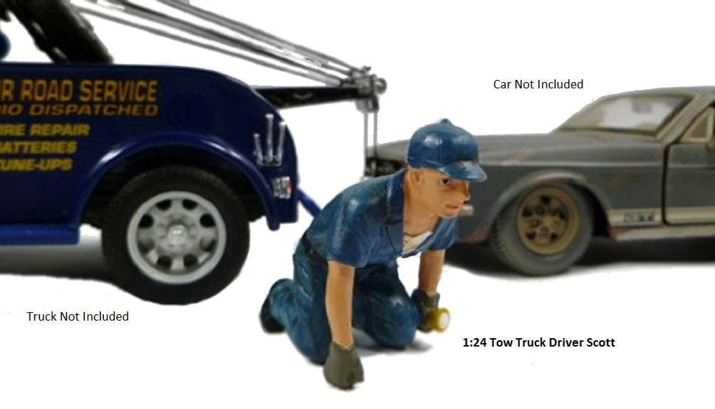 American Diorama 1/24 Scott Tow Truck Driver Figure Accessory