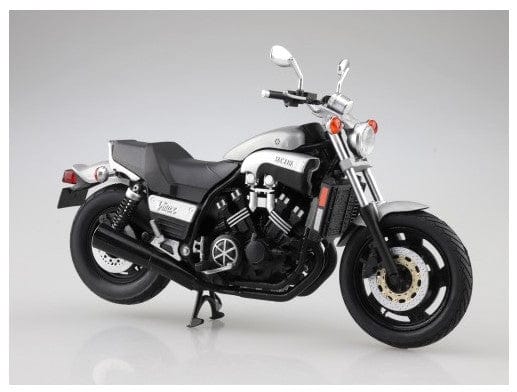 Aoshima 1/12 Diecast Yamaha VMAX (New Silver Dust) Plastic Model Kit
