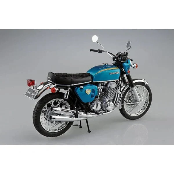 Aoshima 1/12 Honda CB750 DREAM CB750 FOUR 1969 Plastic Model Kit - Image 2