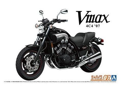 Aoshima 1/12 Yamaha 4C4 Vmax 2007 Plastic Model Kit