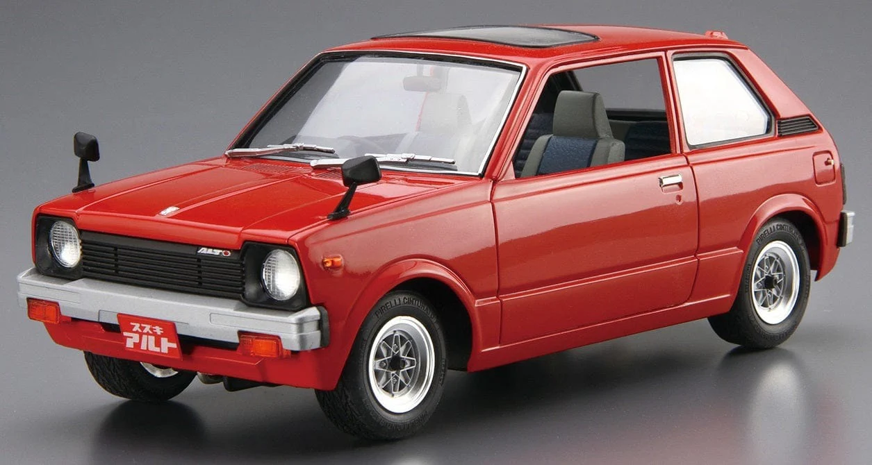 Aoshima 1/20 Suzuki SS30V Alto/SS20 Cervo 1979 Plastic Model Kit [A006995] - Image 2