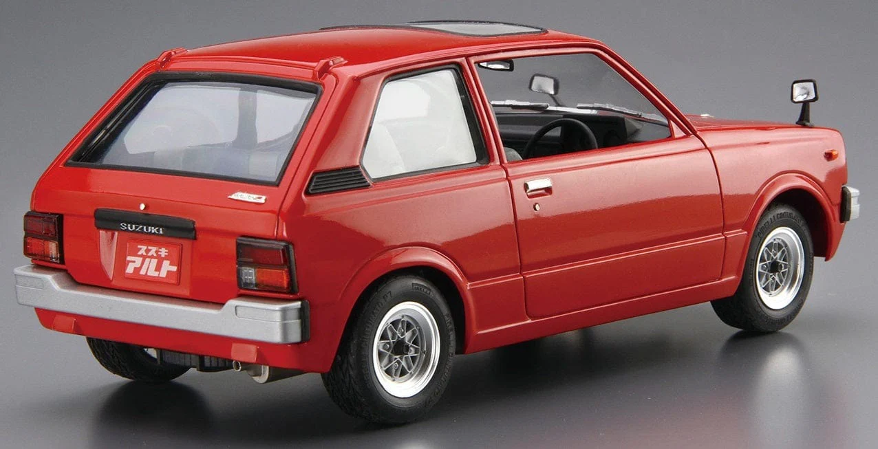 Aoshima 1/20 Suzuki SS30V Alto/SS20 Cervo 1979 Plastic Model Kit [A006995] - Image 3