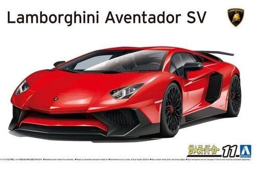 Aoshima 1/24 15 Lamborghini Aventador SV Plastic Model Kit