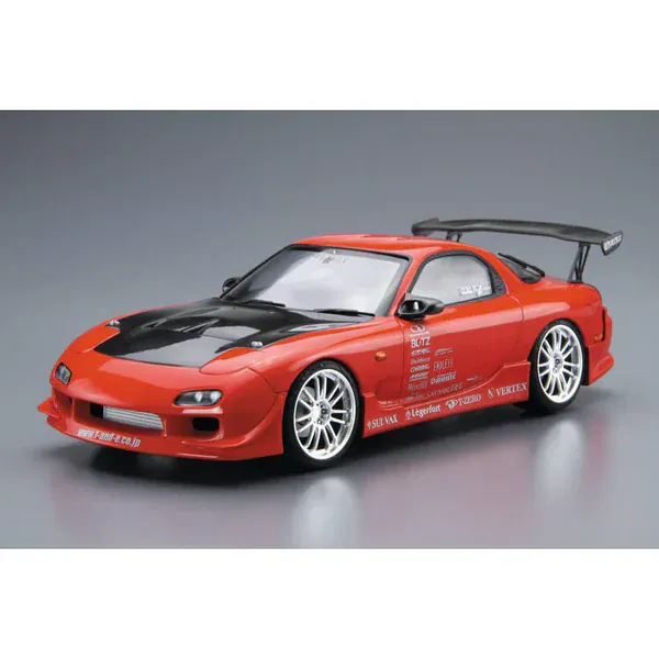 Aoshima 1/24 1999 Mazda Vertex Fd3S Rx-7 Plastic Model Kit - Image 2