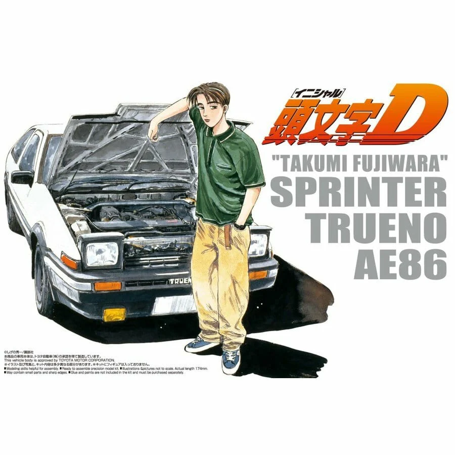 Aoshima 1/24 Ae86 Trueno Comics Vol.1 Ver.