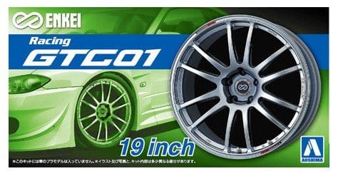 Aoshima 1/24 ENKEI GTC 01 19inch Wheel Set - Plastic Model Kit