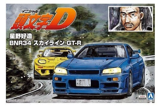Aoshima 1/24 Hosino Kozo BNR34 Skyline GT-R Plastic Model Kit
