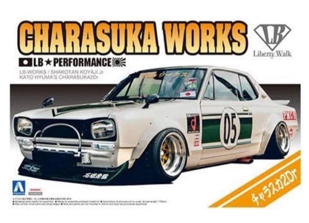 Aoshima 1/24 LB Works Charsuka 2 Door Plastic Model Kit