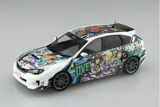Aoshima 1/24 Lovelive! Sunshine!! GRB Impreza WRX STI 2010 (Subaru) Plastic Model Kit [A006876] - Image 3
