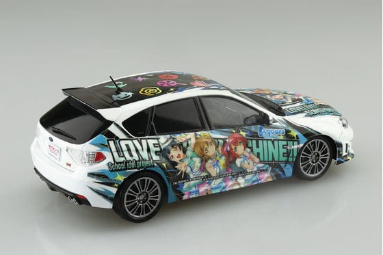 Aoshima 1/24 Lovelive! Sunshine!! GRB Impreza WRX STI 2010 (Subaru) Plastic Model Kit [A006876] - Image 4
