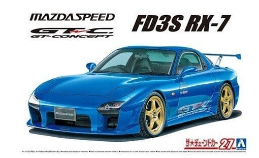 Aoshima 1/24 Mazda Speed FD3S RX-7 A-Spec GT-C 1999 Mazda Plastic Model Kit