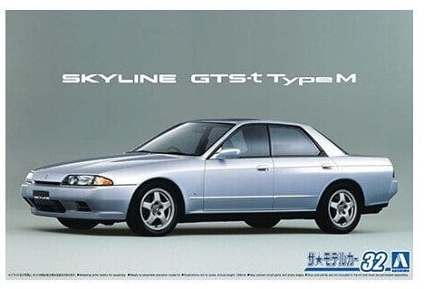 Aoshima 1/24 Nissan HCR32 Skyline GTS-T Type M 1989 Plastic Model Kit