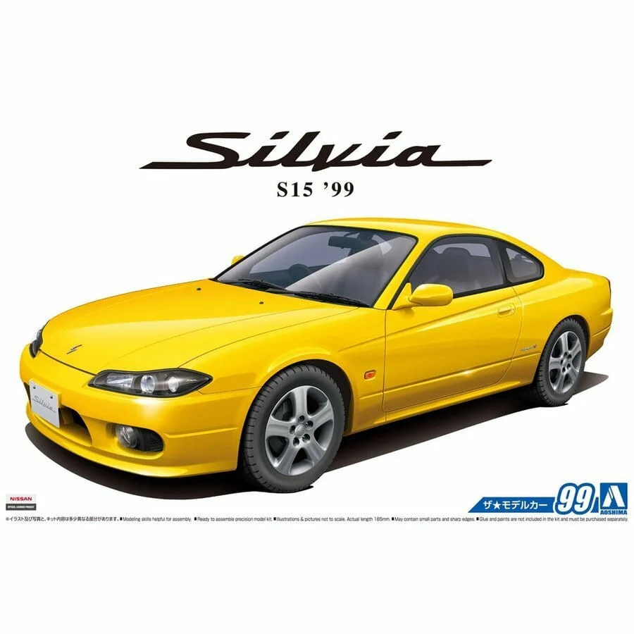 Aoshima 1/24 Nissan S15 Silvia Spec. R 1999 Plastic Model Kit