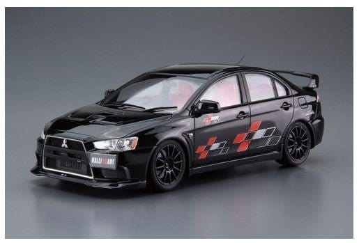 Aoshima 1/24 Ralliart CZ4A Lancer Evolution X 2007 Mitsubishi Plastic Model Kit
